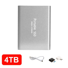 16TB High‑speed Portable External SSD USB 3.1 Type‑c External Hard