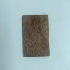 1pcs  12 colors wood 13.56mhz NFC Blank Bamboo black walnut cherry beech Wooden Membership Card NFC Contactless Business Card