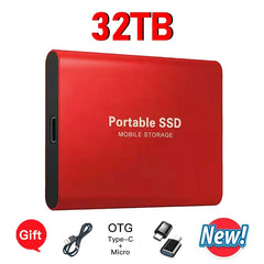 Reliable Brand 1TB External Hard Drive  Portable SSD  2TB 4TB  USB 3.1 High Speed Solid State Disk Data Storage