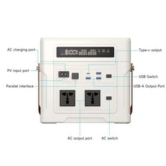 LiFePO4 Portable Power Station 1000W 902WH Mobile Power Supply Solar Generator 500W 300W 100W Battery Power Storage For Camping