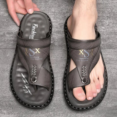 Brand Men's Sandals Summer Soft Soled Anti Slip Beach Shoes Male