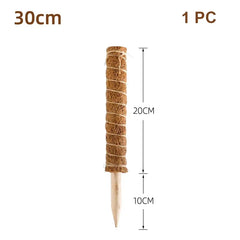 Cross-border Gardening Cocoanut Stick Green Pot Fixed Plant Climbing Cane Flower Support Cocoanut Climbing Cane Moss Rod 1pc