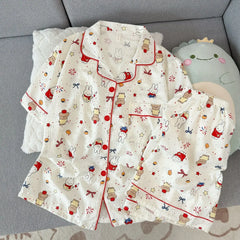 Miffy Women Pajamas Set Cute Summer Short Sleeve Shorts Comfortable Loose Homewear Soft Breathable Casual Loungewear Sleepwear
