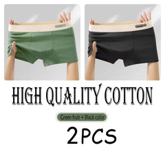 2/3PCS Cotton Men's Underwear Simple Fashion Comfortable Breathable Multi-Color Underwear Combination Sports Stretch Underwear
