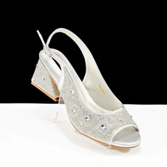 QSGFC 2024 Rhinestone Design INS Hot Sale New Arrivals African Shoes and Bag Set in Green Color Open Toe Comfortable Women Heels