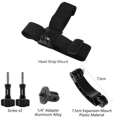 Mobile Phone Head Chest Strap Harness Mount Holder Kit Cell Phone Clip for IPhone/Samsung for GoPro AKASO DJI Osmo Action Camera