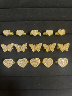 14k Gold Filled Nugget Rings Diamond Cut