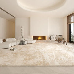 VIKAMA Modern Light Luxury Washed Carpet Living Room Bedroom Floor Mat Home Decoration Can Be Wiped Folding Cloakroom Carpet