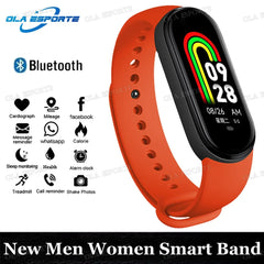 M7 Smart Band Watch Men Women Silicone Heart Rate Smart Band Varied Dial Fitness Tracker Fitness Sport Bracelet For Android HW12