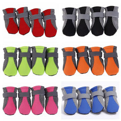 with Reflective Stripe for Small Large Dogs Hot Pavement Paw Protectors Pet Rain Boots Dog Boots Dog Shoes Pet Supplies