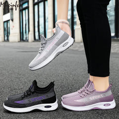 New Spring Fabric Shoes for Women Anti Slip Soft Soled Flat Shoes Casual Sports Shoes Comfortable Women's