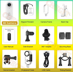 4K FHD 1080P Outdoor Sports Camera In Helmet Motorcycle Bike Sport Mini Filming Bicycle Action Body Cam And Video Recording