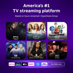 Roku Smart TV 2025 – 24-Inch Select Series, 720p HD TV – Roku TV with Voice Remote