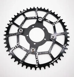 ALLTOO Bike Part Bicycle Crankset Bafang 104BCD Motor Aluminum Alloy Chainring Mid Drive Adapter For Electric E-bike 32T-52T