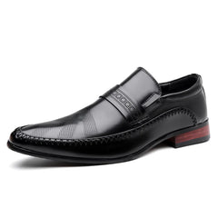 Spring Autumn Business Casual Shoes for Men Solid Color New Designer Men's Dress Shoes British Pointed Toe Leather Shoe Man