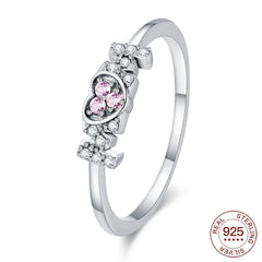 925 Sterling Silver Ring Ladybug Fashion Ring MOM Butterfly Ring