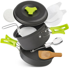 Camping Cookware Set Backpacker's Cooking Set: Portable, Durable