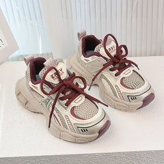 Spring Autumn New Kids Sneakers for Girls Fashion Lightweight Boys Sports Shoes School Causal Children Basketball Shoes Unisex