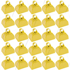 12-100 Pcs Metal Cowbells for Sporting Event 3 Inch Small Noise Makers