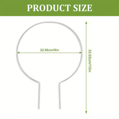 Round transparent acrylic plant stand, suitable for indoor and outdoor use, suitable for small climbing plants, etc.