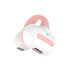 Single Bone Conduction Earphone Bluetooth Compatible V5.3 Ear Clip on Wireless Headphones Sports Headsets Ear Hook Earphones