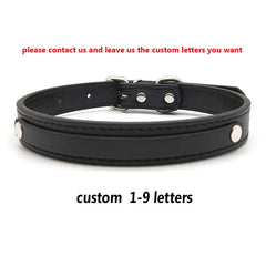 Sexy PU Leather Custom Name Letters Choker Collar Necklaces Men Women Personalized Cosplay Customized Chocker Jewelry