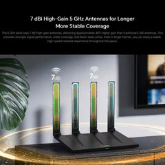 Tenda AX12 Pro AX3000 WiFi 6 Router 160MHz Dual Band Gigabit Mesh VPN NFC Signal Booster High Gain Antennas Long Range Coverage