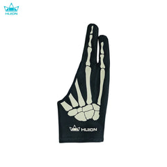 Huion Skeleton Glove Two- Finger Anti-fouling Artist Glove Flexible and Comfortable Drawing Glove
