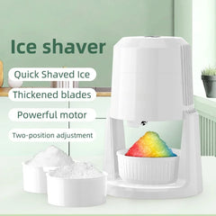 FlipStylez™ Electric Ice Shaver Machine – 3 KG/Min, Dual Voltage 110V/220V, Two-Speed, Red Green White, Smoothies & Crushed Ice | FlipStylez LLC®