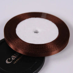 22 Meters/Roll 6mm Silk Satin Ribbons Christmas Halloween Birthday Party Gift Wrapping Ribbons DIY Handmade Crafts Material