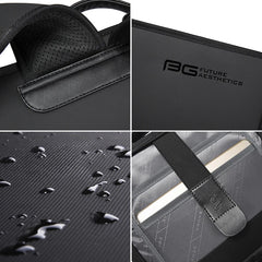 BANGE New Design Men Backpack Waterproof Fits for 14.1 inch Laptop Bag Teenager Travel Bag School Bag City Business Backpack Man