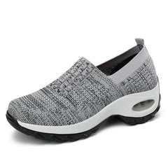 Breathable Mesh Slip-On Sports Shoes Comfortable Thick Bottom