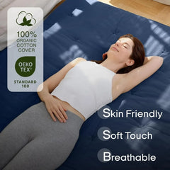 Thicken Cotton Foldable Floor Futon Mattress Twin Size Tatami Sleeping Pad Roll Up Portable Dorm Bed