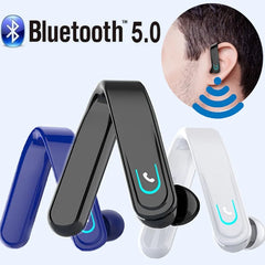 Bluetooth Business Headset Wireless Bluetooth5.0 Earphone Waterproof Sport Earhook Headphone HIFI Stereo Earbuds with Microphone