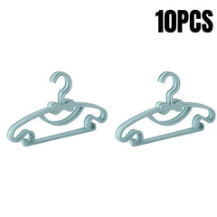 5-50Pcs Baby Hangers Plastic Kids Clothes Storage Hanger for Nursery Children Hangers Toddler Infant Portable Coats Home Rack