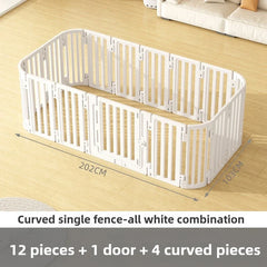 Indoor Household Pet Fence Waterproof Dog Fence Large Dog Protective Fence Free Combination Large Space Pet Isolation Fences