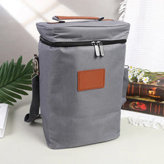 Lunch Bag Red Wine Insulation Bag 4 Bottles Wine Cold Ice Cooler Pouches Outdoor Red Wine Carrier Handbag Champagne Picnic Bag