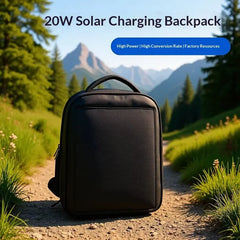 20W Solar Backpack ZZ-BF20W6P Unisex Outdoor Hiking Riding Bag Factory Direct Sales Portable Power Charging Pack for Travel