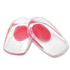 Silicone Gel Insoles Pain Cushion Bone Spurs Pain Relief Heel Cushion Thickened Soft Half Heel Insole Pad Height Increase