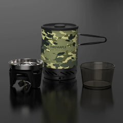 Fire Maple Star X1 Cooking System Camouflage Camping Gas Stoves Outdoor Hiking With Heat Exchanger Pot Bowl Portable Burners