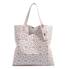 2026 New Cross-Border Geometric Rhombus Stylish Large Tote Bag Fashion Handbag Single Shoulder Large Capacity Women's Bag