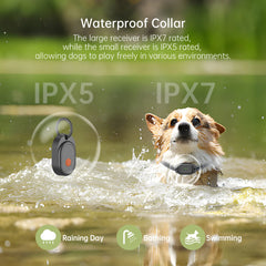 New Pet Electric Fence Collar Electronic Pet Containment System In-Ground Wired Fence Waterproof Rechargeable Dog Shock Collars