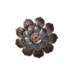 Incense Holder for Sticks,Incense Burner, Lotus Detachable Ash Catcher for Home Decor,Yoga SPA Fragrance Accessories
