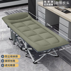 Camping Cot Comfortable with Pad Portable Folding Bed for Sleeping