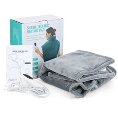60*90cm Electric Shoulder Heating Pad Wrap Vest for Neck Winter Body Warmer Whole Back Pain Relief Fatigue Neck Massager Brace