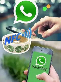 5/10 Social Media Sharing Card Reusable Review Tap Card NFC Tap Cards Boost Your Business WhatsApp Reviews Tap NFC Sticker Tag