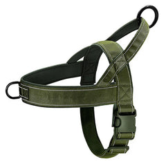 Outdoor Training Vest A7 Dog Traction Rope Dog Harness 1000D Nylon Adjustable Tactical Anti-Pull Dog Harness for Large Dogs
