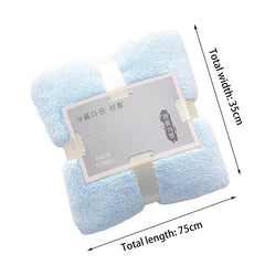 Hot 1/5PCS Bath Towels Set Super Soft Highly Absorbent Quick-drying Coral Velvet Bath Towel For Adults Hotel & Spa Use