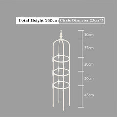 Plant Climbing Supporter Climbing Plant Support  Frame Outdoor Flower  Vines Pot Stand Garden Climbing Frame Indoor Floral Decor
