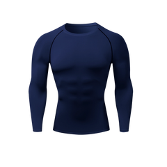 Compression Shirts Men's Rashguard Quick Dry Gym Fitness Shirts Spring Beach Surfing Athletic Sport Running Workout Tops Tees
